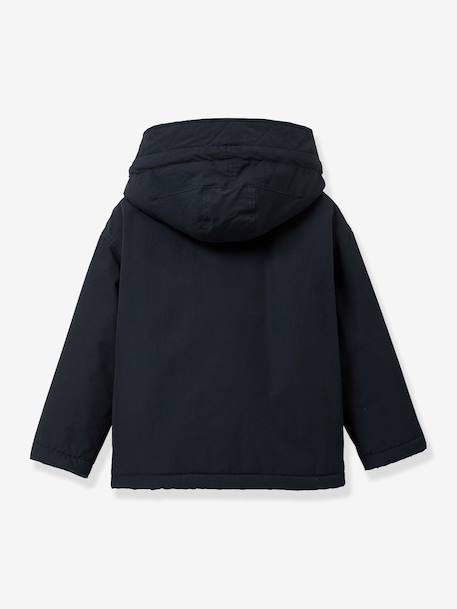Parka léopard marine - vertbaudet enfant 