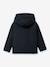 Parka met luipaardvoering marineblauw - vertbaudet enfant 