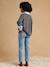 Jean mom de grossesse denim noir+stone - vertbaudet enfant 