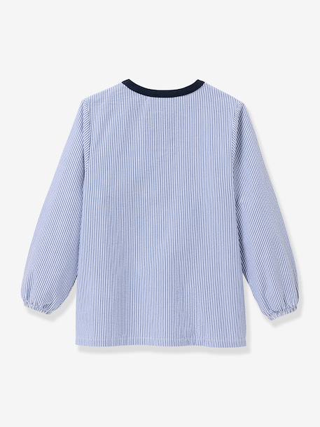 Gestreept schort CYRILLUS blauw - vertbaudet enfant 
