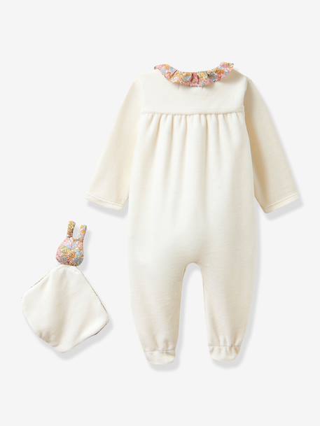 Pyjama à col volanté rose - vertbaudet enfant 