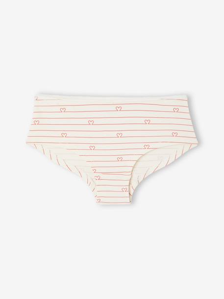 Lot de 7 shorties fille beige - vertbaudet enfant 