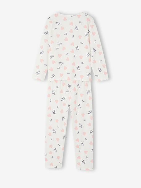 Lot de 2 pyjamas longs fille bleu ardoise - vertbaudet enfant 