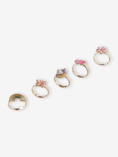 -Set van 5 meisjesringen