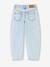 Jean balloon fille bleu moyen+denim bleached - vertbaudet enfant 