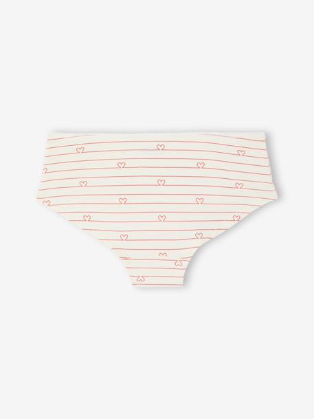 Lot de 7 shorties fille beige - vertbaudet enfant 