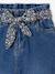 Jean large paperbag fille bleu foncé+bleu moyen - vertbaudet enfant 