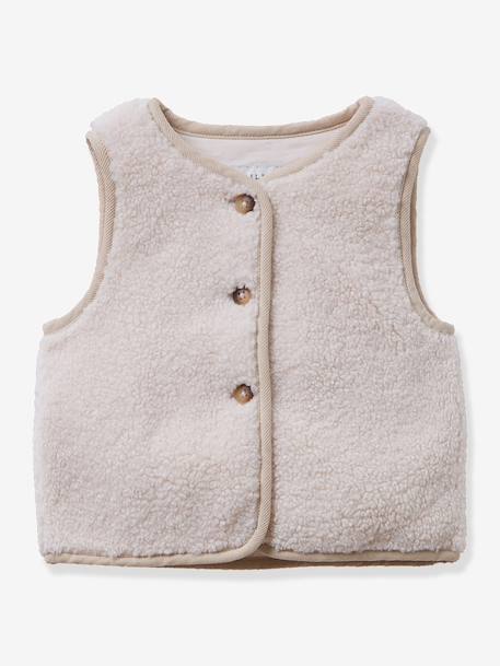 CYRILLUS mouwloos vest ecru - vertbaudet enfant 