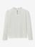 CYRILLUS ribshirt met ruches ecru - vertbaudet enfant 