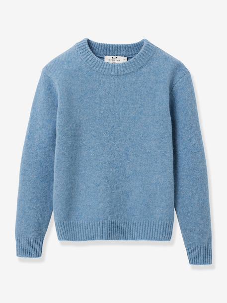 Pull Merinos bleu clair - vertbaudet enfant 