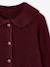 Gilet col boutonné fille bordeaux - vertbaudet enfant 