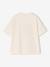 T-shirt manches courtes fille anthracite+écru - vertbaudet enfant 