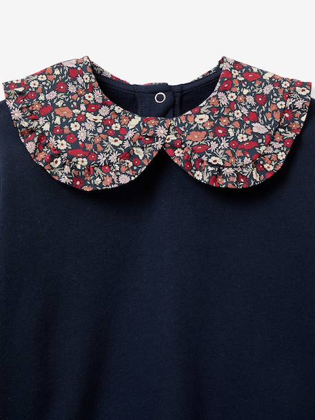 Sweat col Claudine marine - vertbaudet enfant 