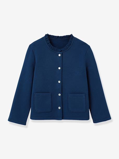 Cardigan molleton marine - vertbaudet enfant 
