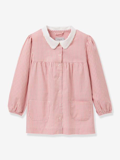 Tablier vichy rose clair - vertbaudet enfant 