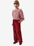 Pantalon large rouge - vertbaudet enfant 