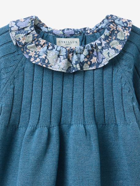 Gebreide jurk CYR blauw - vertbaudet enfant 