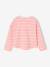 T-shirt marinière manches longues fille marine+mauve+rose bonbon - vertbaudet enfant 