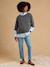 Jean mom de grossesse denim noir+stone - vertbaudet enfant 