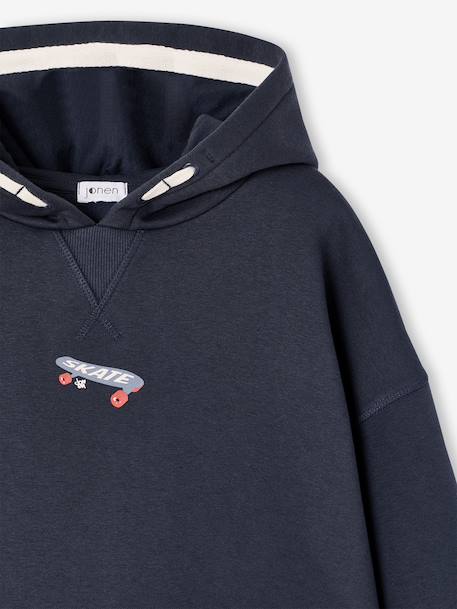 Sweat à capuche garçon gris ardoise - vertbaudet enfant 