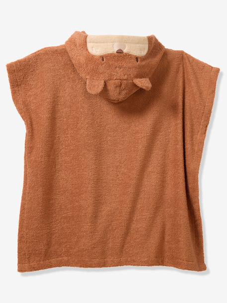 Badponcho baby van badstof egel roest - vertbaudet enfant 