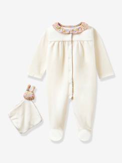 -Pyjama à col volanté