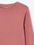 Set van 2 cropped shirts met lange mouwen chocoladebruin+zwart - vertbaudet enfant 