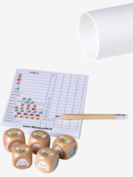 FSC100 houten Yahtzee spel hout - vertbaudet enfant 