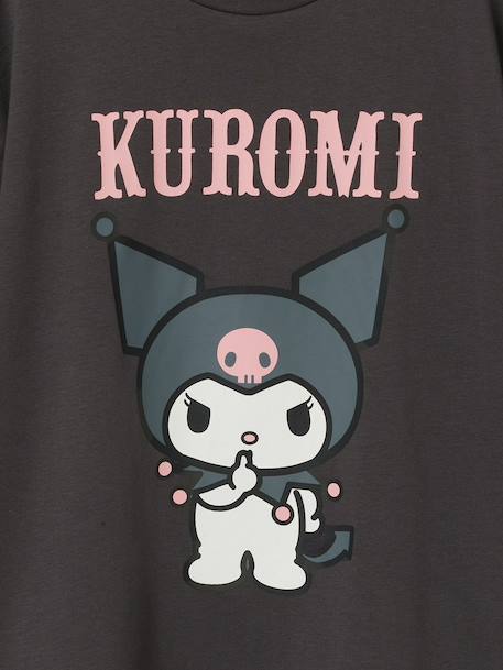 Kuromi T-shirt voor meisjes antraciet - vertbaudet enfant 