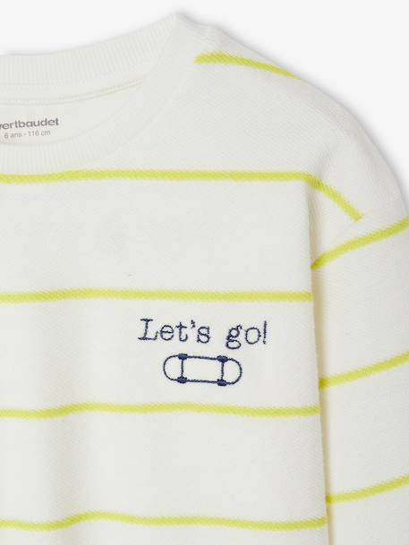 Jongensshirt met lange mouwen wit - vertbaudet enfant 