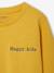 Personaliseerbare gekleurd T-shirt voor jongens met lange mouwen antraciet+BLAUW+dennen+geel+groengrijs+lichtgeel+rood - vertbaudet enfant 