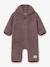 Combinaison en polaire teddy MATADEL Bébé MINI A TURE bleu nuit+prune - vertbaudet enfant 