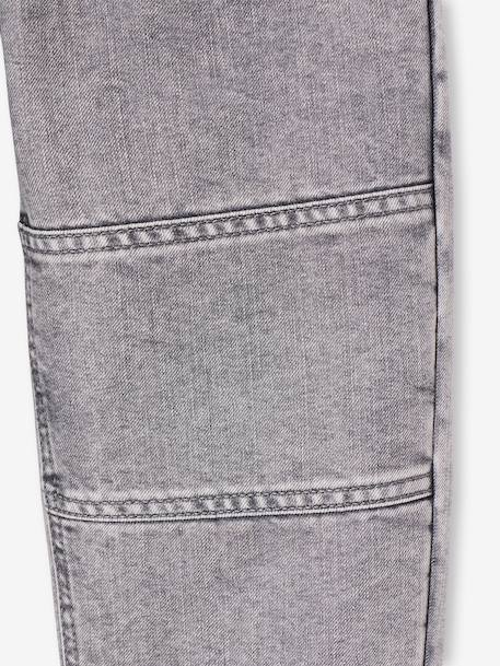 Jean battle indestructible morphologie medium denim brut+denim gris - vertbaudet enfant 