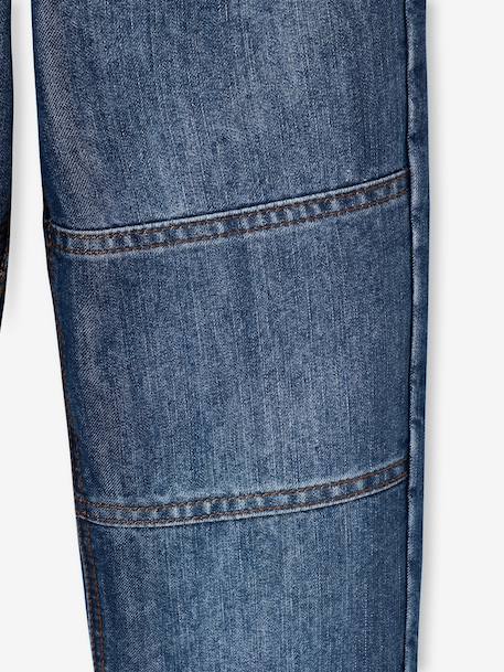Jean battle indestructible morphologie fin denim brut+denim gris - vertbaudet enfant 