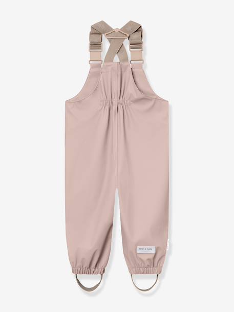 Kinderset: regenjas & waterdichte broek MATWAINIS donkerblauw+groen+vieux rose - vertbaudet enfant 
