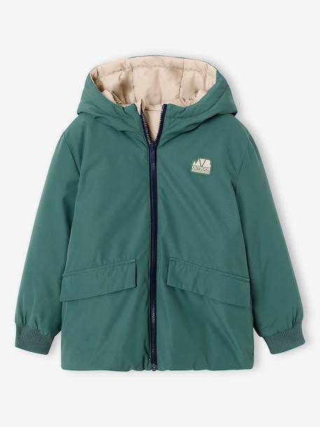 Garçon-Parka à capuche réversible garçon