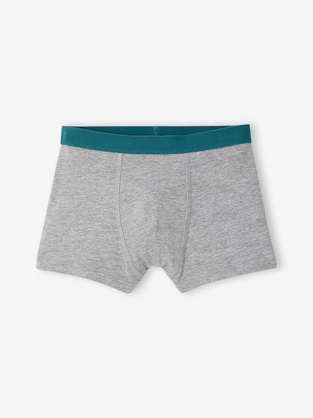 Set van 5 jongensboxers antraciet - vertbaudet enfant 