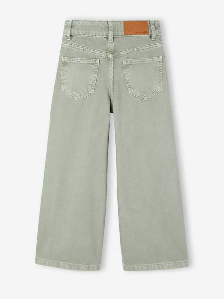 Pantalon fille large MorphologiK fin corail+kaki+vert de gris+vieux rose - vertbaudet enfant 
