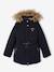 3-in-1 parka met capuchon meisje DARK GREEN+groengrijs+kaki+PURPLE DARK+salie+zwart - vertbaudet enfant 