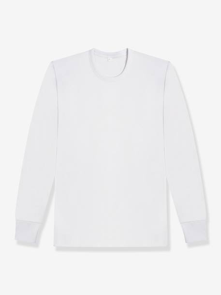 T-shirt thermal D257 blanc+gris - vertbaudet enfant 