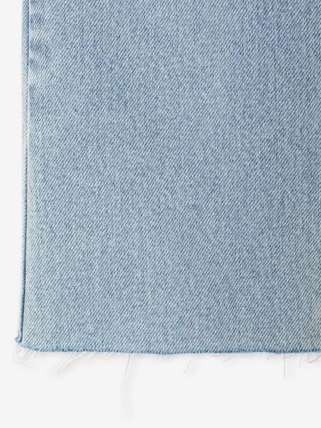 Rechte meisjesjeans lichtblauw+middenblauw - vertbaudet enfant 