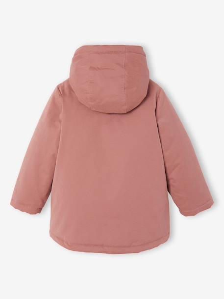 Parka 3 en 1 fille amovible blush+marine - vertbaudet enfant 