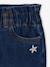 Pantalon paperbag fille bleu foncé+bleu moyen - vertbaudet enfant 