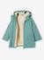 Regenjas voor meisjes met capuchon en sherpa voering antraciet+groen+indigoblauw+meerkleurig+zachtpaars - vertbaudet enfant 