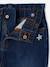 Pantalon paperbag fille bleu foncé+bleu moyen - vertbaudet enfant 