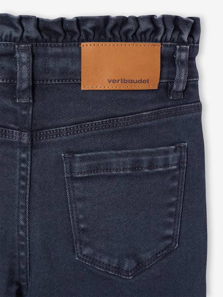 Pantalon slim fille morphologie fin encre+mauve - vertbaudet enfant 