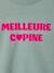 T-shirt manches longues fille encre+rose pâle+vert - vertbaudet enfant 