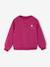 Sweat fille motif imprimé anthracite+corail+encre+pivoine+sauge+vanille+violet+violine - vertbaudet enfant 