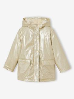 Meisje-Mantel, jas-Regenjas, trenchcoat-Glinsterende regenjas voor meisjes