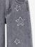 Jean large fille étoiles bleu clair+denim gris - vertbaudet enfant 